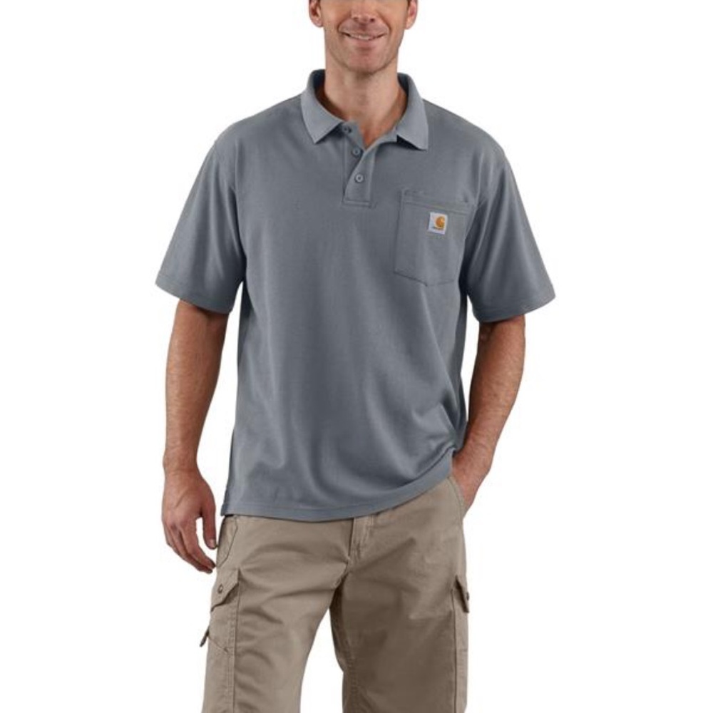 Carhartt Loose Fit Mid Weight Pocket Polo L
